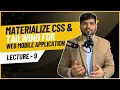 - Introduction to Materialize CSS Tailwind for Web Mobile Apps