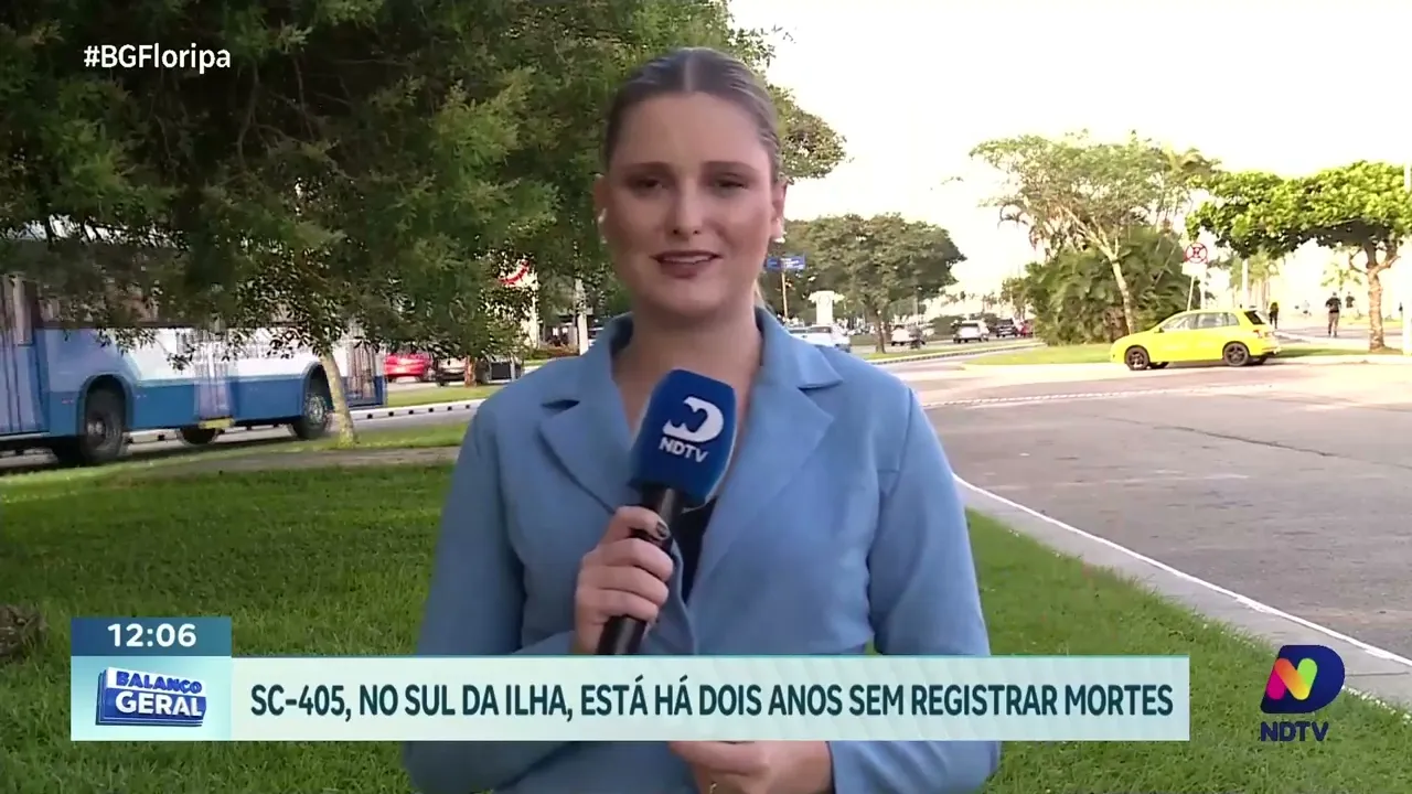 SC-405 no Sul da Ilha: dois anos sem registros de mortes em acidentes