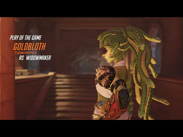 Medusa Widowmaker | Overwatch 2 highlight (battle of olympus)