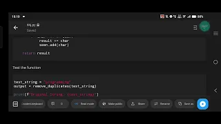 Python Remove All Duplicates from a String