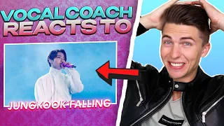Reaction: BTS Jungkook - Falling (Cover) | Vocal Coach Justin Reacts