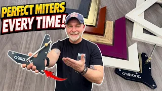 How To Get Seamless MITER Corners!!!  Before You Glue...WATCH THIS
