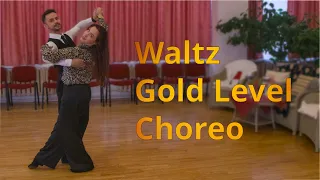 Waltz Gold Level Choreography | Open Telemark, Left Whisk