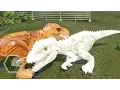 Lego Jurassic World - ALL DINOSAURS UNLOCKED USED Free Roam GamePlay