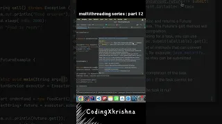 Java Multithreading Callable ExecutorService and Future Explained in 60s