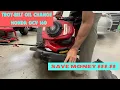 How to do a Easy Oil change on a TROY BILT push mower with a Honda GCV160 Motor Save