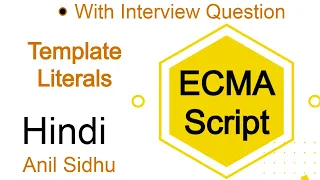 Es6 tutorial in Hindi Template Literals