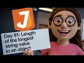 Day 91 Length of the Longest String Value in an Object 100 Days of JavaScript Coding Challenge