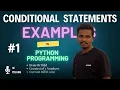 If If Else Conditional Statements Examples In Python PART-I