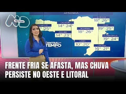 Central do Tempo: sol retorna, mas nuvens e chuva isolada persistem em SC