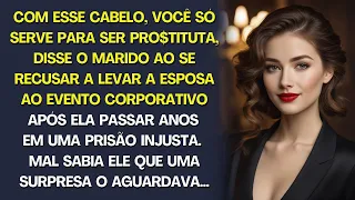 Com esse cabelo, você só serve para ser pro$tituta, disse o marido após ela passar anos na prisão