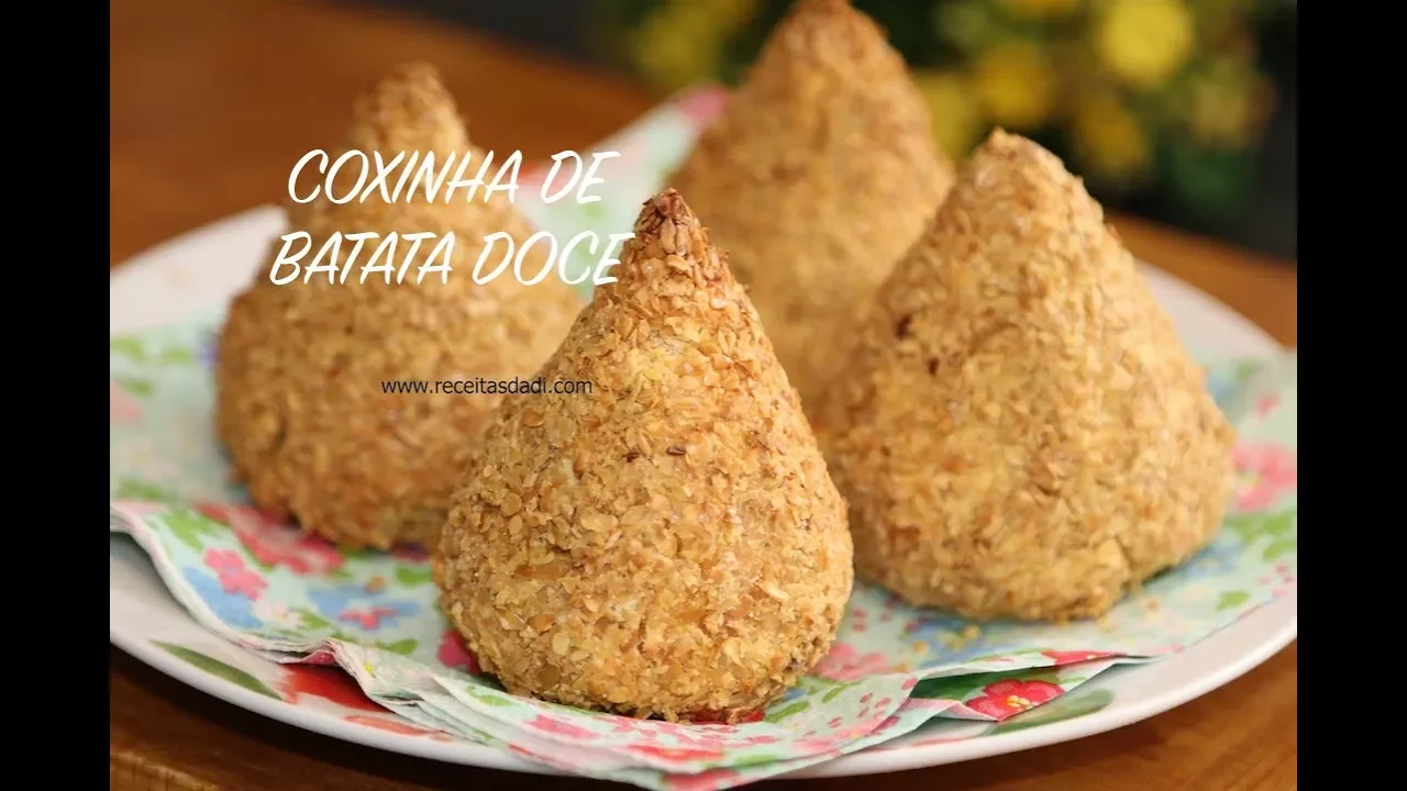 COXINHA DE BATATA DOCE ASSADA