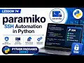 Lesson 74 - paramiko SSH Automation in Python Python Packages Series Uplatz