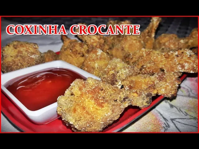 RECEITA DE COXINHA DA ASA CROCANTE (DRUMET)