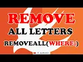 Remove all letters from the string using the removeAll where method in Swift it-guru kz