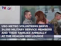 USO-Metro Volunteers Add Special Touch to Reagan National Airport USO Lounge