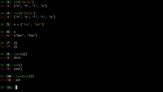 Defining a Set in Python