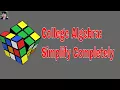 Simplify completely