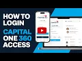 How to Login to Capital One 360 - Access Savings and Checking Accounts