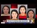 Four charged with prostitution in massage parlor raid
