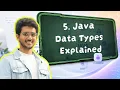 Lecture 5 Java Data Types Explained Advanced Java