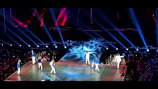  20230721 super junior fanparty in manila intro super mr simple black suit