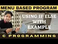 Menu Driven Programming C Programming-Calculator Menu Driven