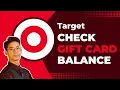 How to Check Target Gift Card Balance