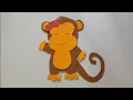 How to make Monkey Wall Sticker for Kids