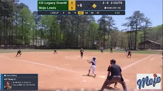16U CG Legacy Gravitt vs Tennessee Mojo 14u Lewis 2022 04 10