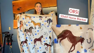 OSBI Soft and Cute Horse Blanket perfect for any equestrian