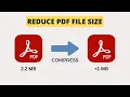 How to reduce PDF file size Compress PDF online Best Method