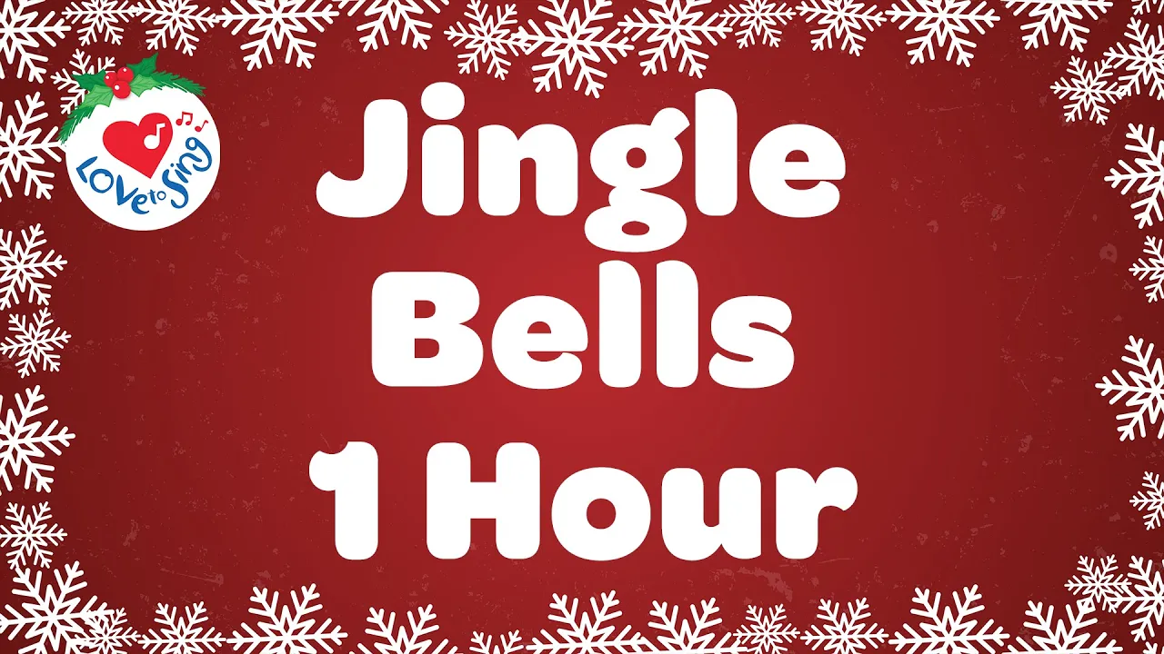 Jingle Bells 1 Hour Christmas Song with Lyrics 🎅