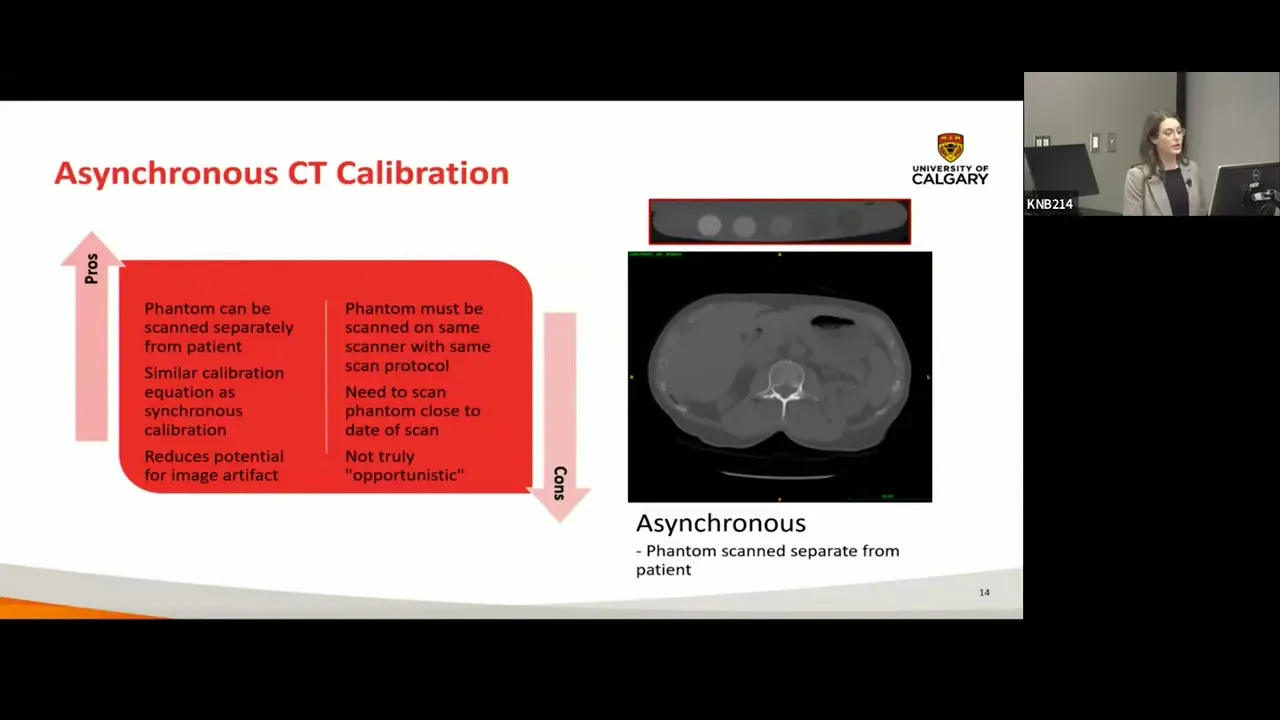 Opportunistic osteoporosis screening using clinical computed CT scans Dr. Kirsten Bott