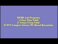 Lab HTML Time Table Forms-Mohan C