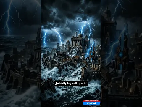 قصة مدينة أتلانتس المفقوده 😱