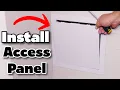 How To Install Drywall Access Panel Easy Simple
