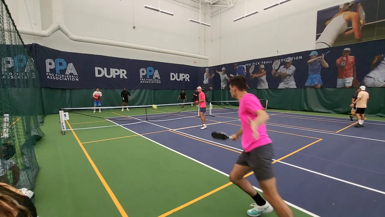 MASSIVE Spin Serve❗ Charlotte PPA Finn & McNally v Jauschneg & Holloway 5.0 Pickleball Men's Doubles