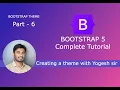 6 Bootstrap 5 Project Creating Theme PART 6 Services Grid