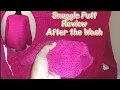 Crochet Vlog - Snuggle Puff Review After the Wash