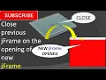 Close previous JFrame on the opening of new JFrame in netbeans