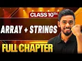 ARRAY STRINGS In One Shot Theory PYQs Class 10 ICSE Board
