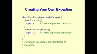 Tutorial 19 - Exceptions in Java