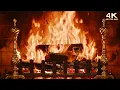 Download Lagu Relaxing Crackling Fireplace 4K ~ Holiday Yule Log Christmas Ambience (No Music)