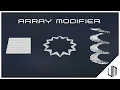 How to use the ARRAY MODIFIER in Blender