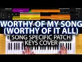 Download Lagu Worthy of My Song (Worthy Of It All) MainStage patch keyboard cover- Maverick City Music