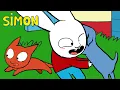 Lagu 😅 Opa help! Ze vechten weer 🐶🐱 | Vlaamse Simon | 1 uur | S1 | Cartoon voor kinderen