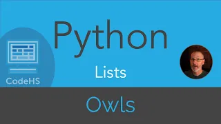 CodeHS Python - Lists