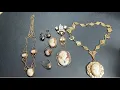Antique Vintage Cameo Jewelry Collection