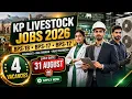 KP Livestock Jobs 2026 ETEA BPS-18 BPS-17 BPS-12 Vacancies Apply Online
